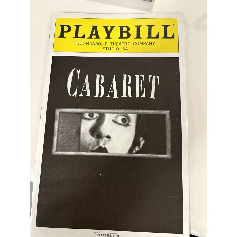 Opening Night Cabaret Broadway 54 Playbill Michelle Williams Alan Cumming 2014